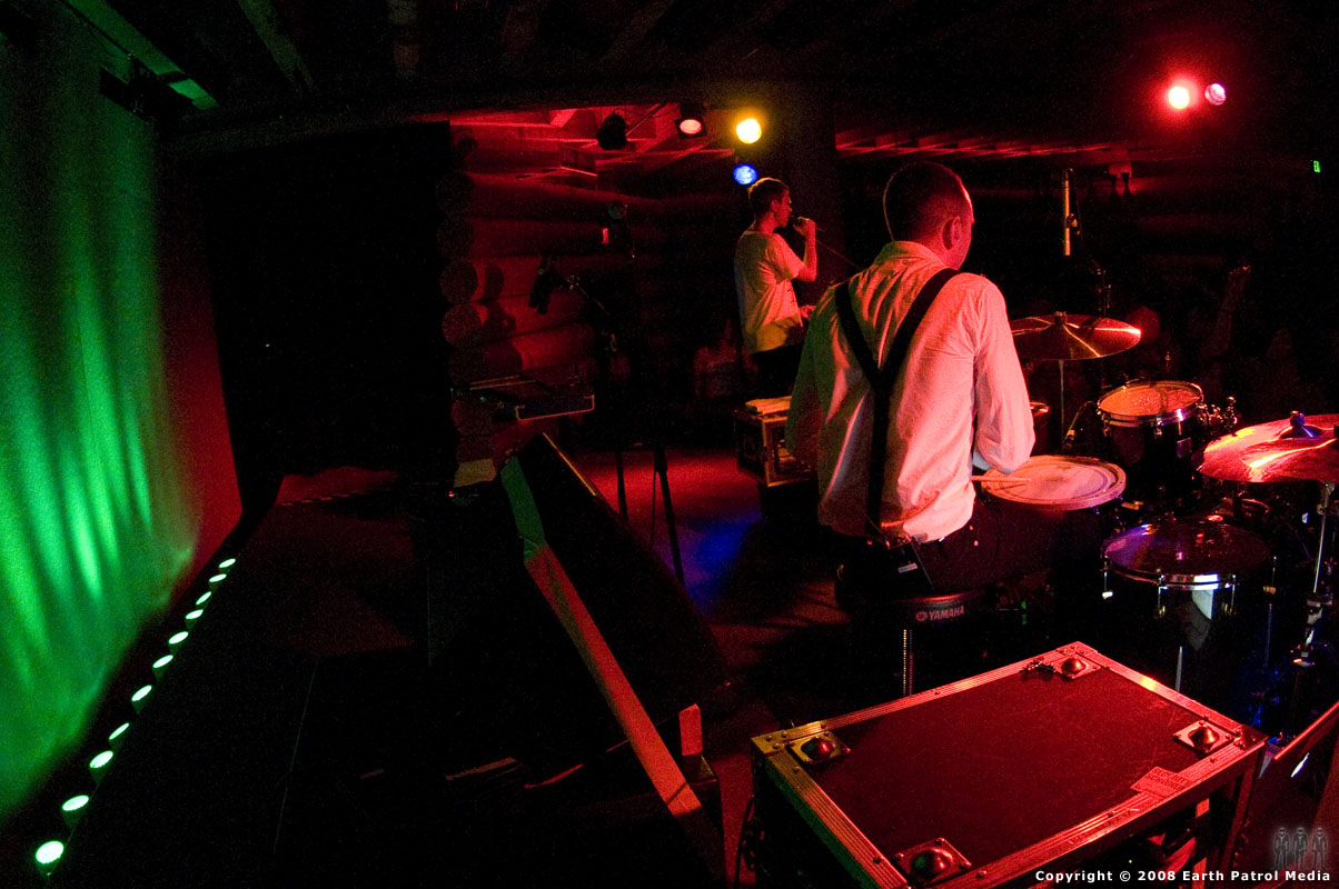 The Presets - Backstage, left, @ Doug Fir, Portland, Oregon