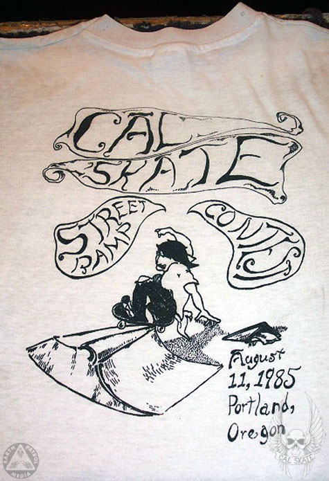 Cal Skate Contest Shirt - Circa 1985