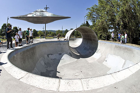 Pier Park Skate Park UFO Mystery Solved