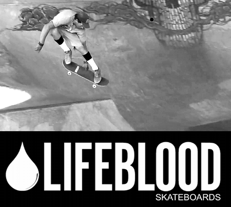 Mark Scott on Lifeblood Skateboards